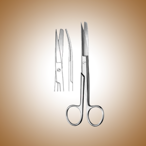 Standard Curved Sharp/Blunt Operating Scissor - 7 1/4" | Mygenelyn