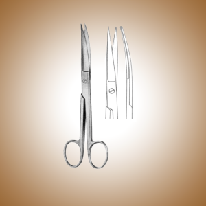Standard Curved Sharp/Sharp Operating Scissor - 6" | Mygenelyn