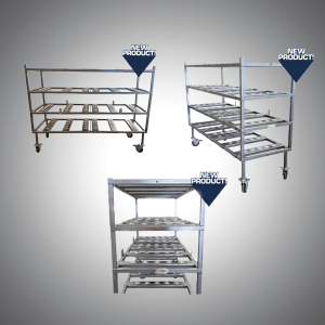 4 Tier MOBI Multi-Directional Loading Mortuary Roller Rack - Image 1