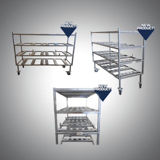 4 Tier MOBI Multi-Directional Loading Mortuary Roller Rack - Genelyn ...