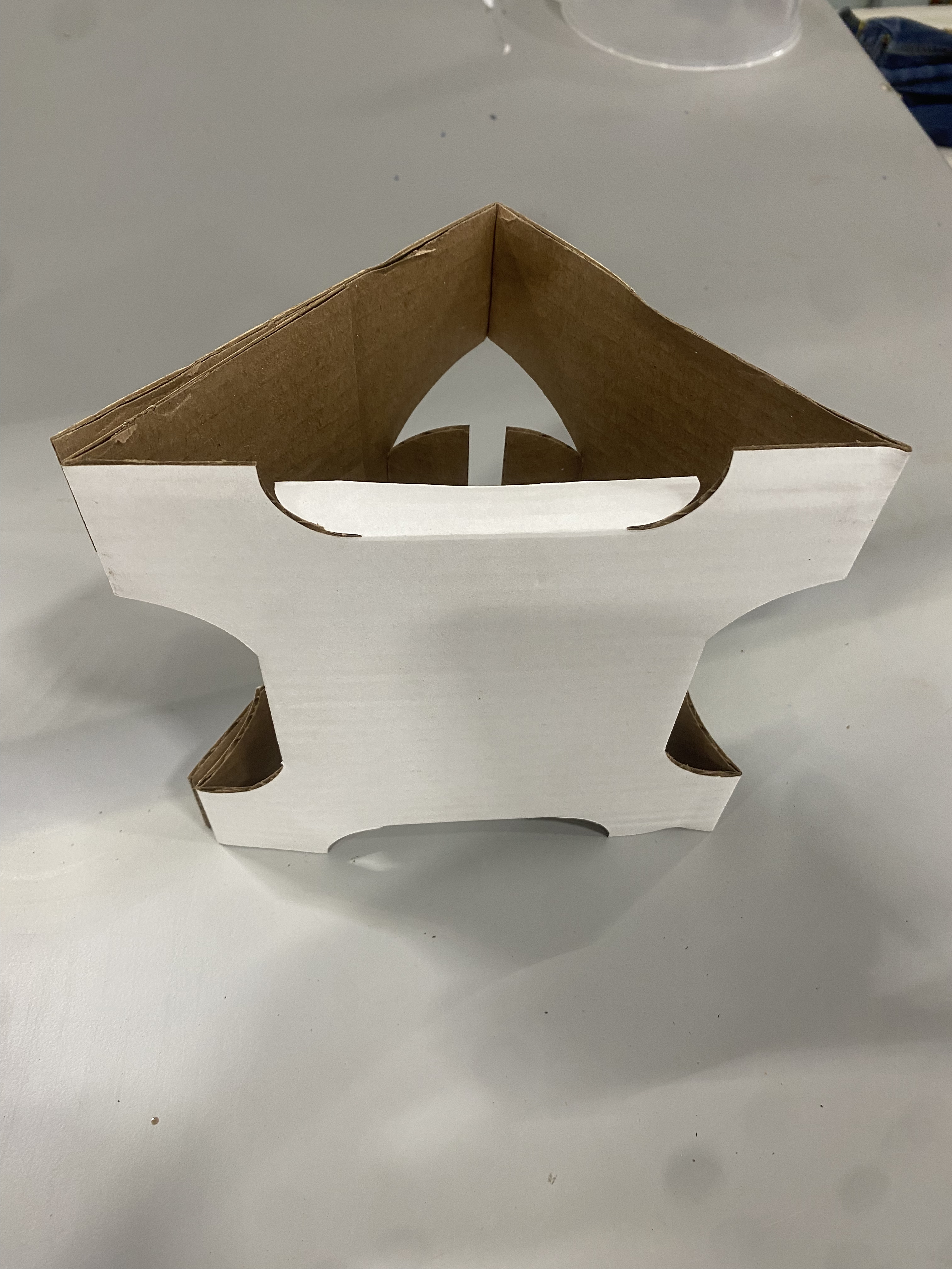Cardboard Cremation Head Blocks