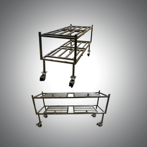 2 Tier MOBI Side Loading Mortuary Roller Rack