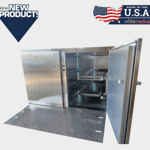 2 Door - 4 Body Mortuary Cooler