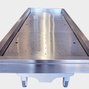 Hydraulic Embalming/Operating Table with Perforated Washing Surface - Image 2
