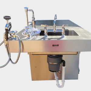 Adjustable Height Pedestal Autopsy Table