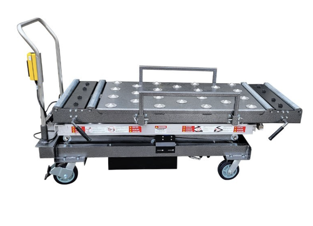 Crematory Battery Powered Aluminum HD Mortuary Lift