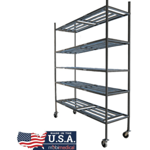 5 Tier MOBI Side Loading Mortuary Roller Rack