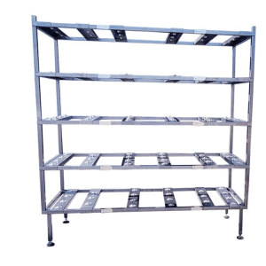 5 Tier MOBI Multi-Directional Loading Mortuary Roller Rack